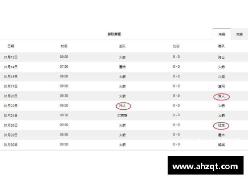 6163银河官方网站休斯顿火箭队2024赛季赛程及主要对手分析